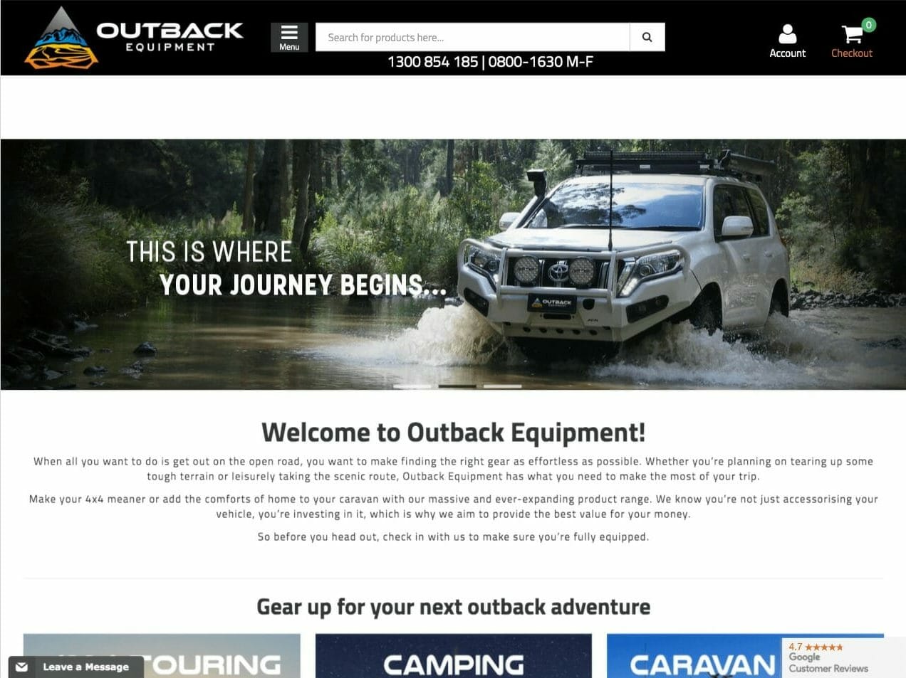 Outback Equipment Code4